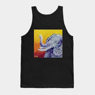 Elephant at Sunset II Tank Top